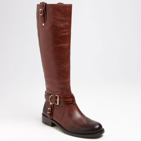 Vince Camuto Kabo Brown Riding Boot 65 